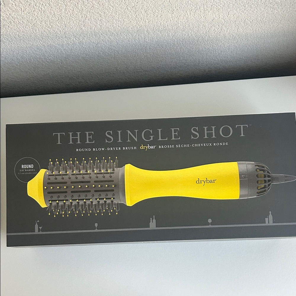 Drybar The Single Shot Yellow and Black Blow Dryer Brush